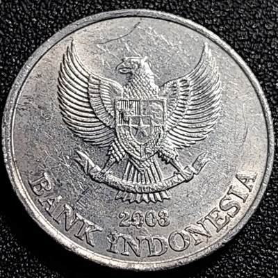 泉币菌-第68场-精品欢乐场-第1场 / 福利放送，感谢大家一直以来的支持。68-72场中，凡拍中15单及以上者，非偏远地区购买者，其所购所有商品满30包邮。       （特别说明：偏远地区包邮条件除满足购满15单及以上外，内蒙古、青海、西藏、宁夏需要满48包邮，新疆、西藏需要满68包邮。） 印度尼西亚500盾 鹰徽 花卉 27mm 铝币