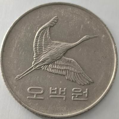 Krab外币市集Vol.23 - 韩国1984年500元