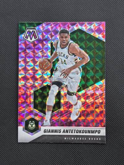 【博洋堂】卡牌拍卖专场第002期 - 2020-21 Panini 马赛克系列 字母哥 雄鹿队 樱花折