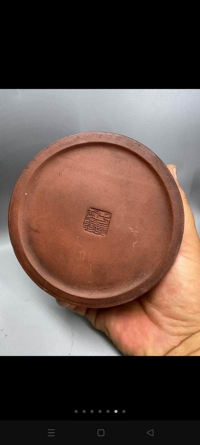 老紫砂茶洗或者水盂，全美品 - 老紫砂茶洗或者水盂，全美品