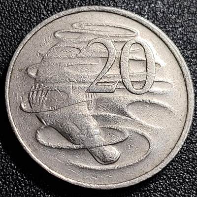 泉币菌-第69场-精品欢乐场-第2场 / 福利放送，感谢大家一直以来的支持。68-72场中，凡拍中15单及以上者，非偏远地区购买者，其所购所有商品满30包邮。       （特别说明：偏远地区包邮条件除满足购满15单及以上外，内蒙古、青海、西藏、宁夏需要满48包邮，新疆、西藏需要满68包邮。） - 1982年英属澳大利亚20分 伊丽莎白女王  鸭嘴兽  28.5mm