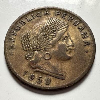 🌹外币初藏🌹🐯2025年第83场  每周二四六晚8️⃣点 接代拍 - 秘鲁1959年20分