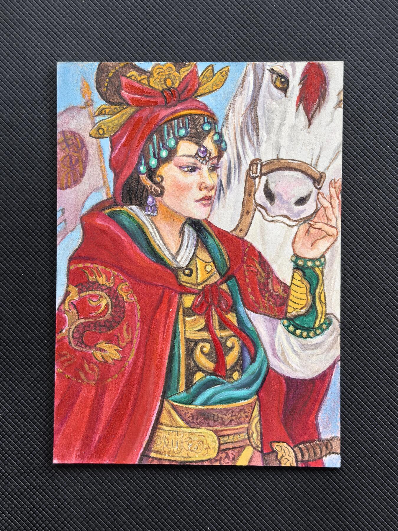 【博洋堂】卡牌拍卖专场第002期 2022 卡艺 万享 《九洲芳华志》手绘卡 1/1