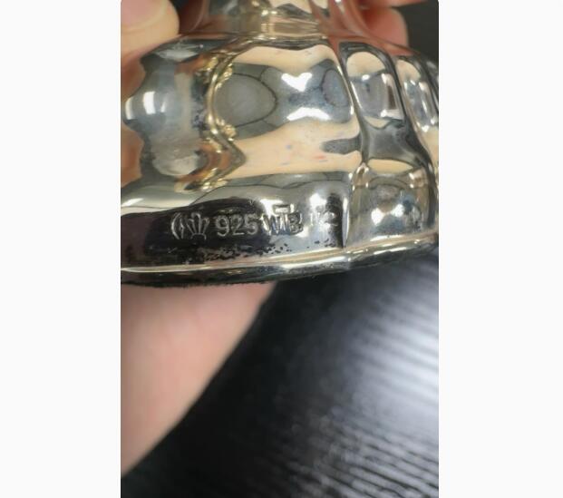 康怡轩钱币【银器 中国纪念币包装盒 专场】第454期 德国925纯银双头烛台