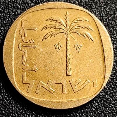 泉币菌-第68场-精品欢乐场-第1场 / 福利放送，感谢大家一直以来的支持。68-72场中，凡拍中15单及以上者，非偏远地区购买者，其所购所有商品满30包邮。       （特别说明：偏远地区包邮条件除满足购满15单及以上外，内蒙古、青海、西藏、宁夏需要满48包邮，新疆、西藏需要满68包邮。） 以色列60年代 10阿高洛铜币 棕榈树希 伯来文 21.5mm