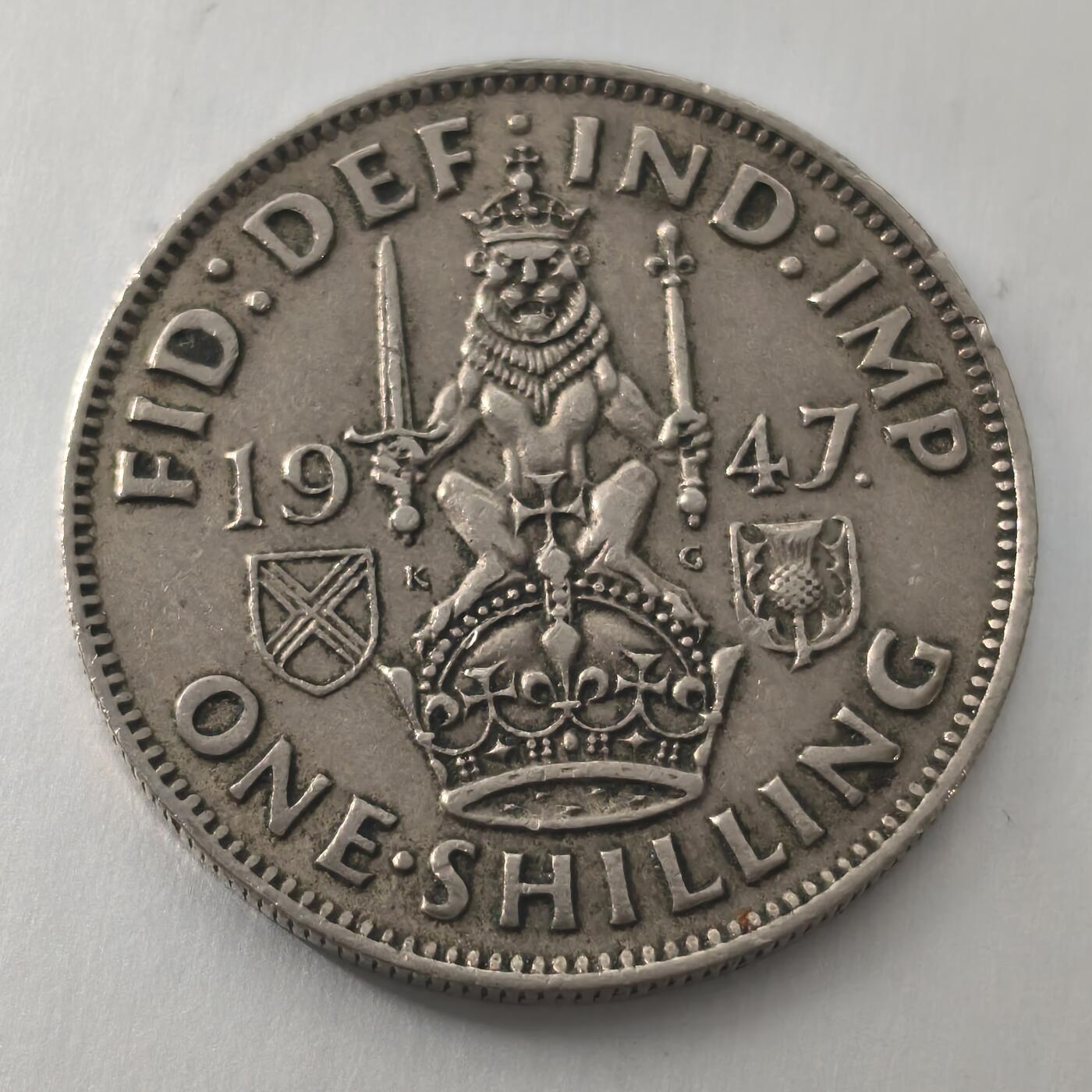 Krab外币市集Vol.23 英国1947年1先令