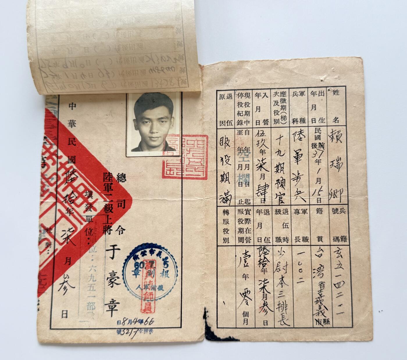 RimeNova韵星2025军品类夏季拍卖会-- RimeNova 2025 Summer Militaria Sale 赖瑞卿军官退役证