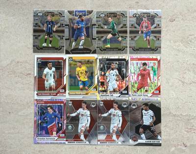 【博洋堂】卡牌拍卖专场第002期 - 2022-25 Panini 足球 Select系列 杜蕾斯系列 马赛克系列 12张一组