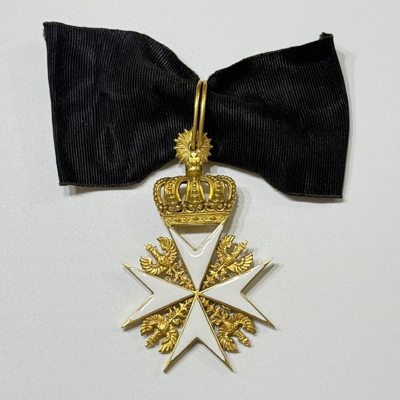 RimeNova韵星2025军品类夏季拍卖会-- RimeNova 2025 Summer Militaria Sale 德意志帝国普鲁士王国圣约翰勋章—18K金质珐琅