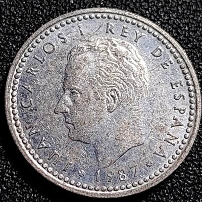 泉币菌-第68场-精品欢乐场-第1场 / 福利放送，感谢大家一直以来的支持。68-72场中，凡拍中15单及以上者，非偏远地区购买者，其所购所有商品满30包邮。       （特别说明：偏远地区包邮条件除满足购满15单及以上外，内蒙古、青海、西藏、宁夏需要满48包邮，新疆、西藏需要满68包邮。） 西班牙1987年 1比萨塔 铝币