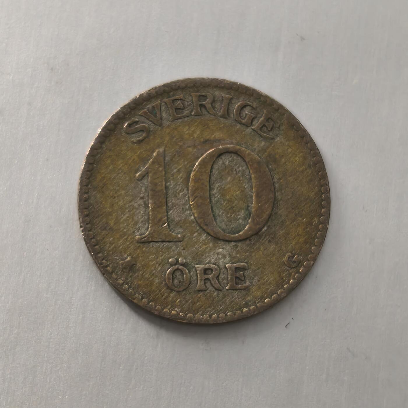 Krab外币市集Vol.23 瑞典1929年10欧尔银币