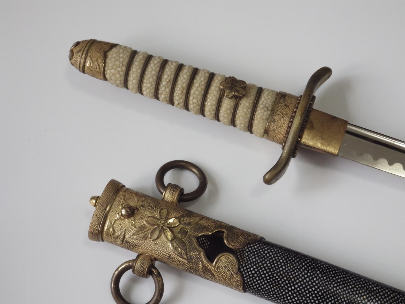 RimeNova韵星2025军品类夏季拍卖会-- RimeNova 2025 Summer Militaria Sale 日本IJN短剑（海短）