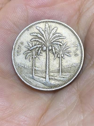 2025年第七十五场(总第一百零一场）外国好品散币(免佣金) - 伊拉克🇮🇶1975年50费尔(共和国时期，第二套流通硬币)