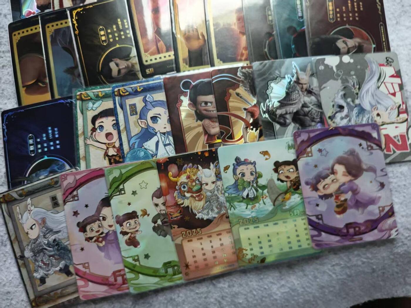 龙虎卡牌第48场 （无佣金，满120包邮，欢迎送拍，摩点开车） 哪吒 各种卡位29张 集卡社➕卡游都有