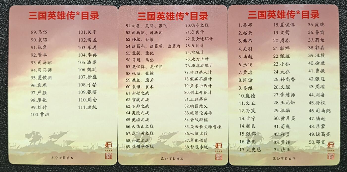 天玑星卡拍第113期《8.14周四截拍》持续收拍收评中 满赠卡需备注 昆仑万象 三国英雄谱 散卡111张 有两张重复 无五虎 普卡