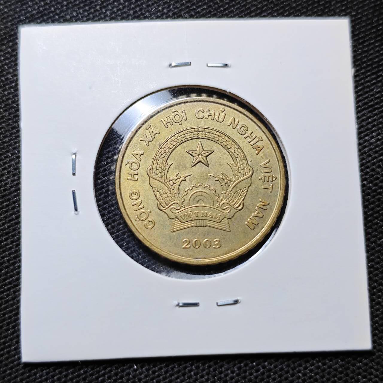 KK钱币收藏小铺 第316期 2月预留时间 周末发货 2003越南5000盾 