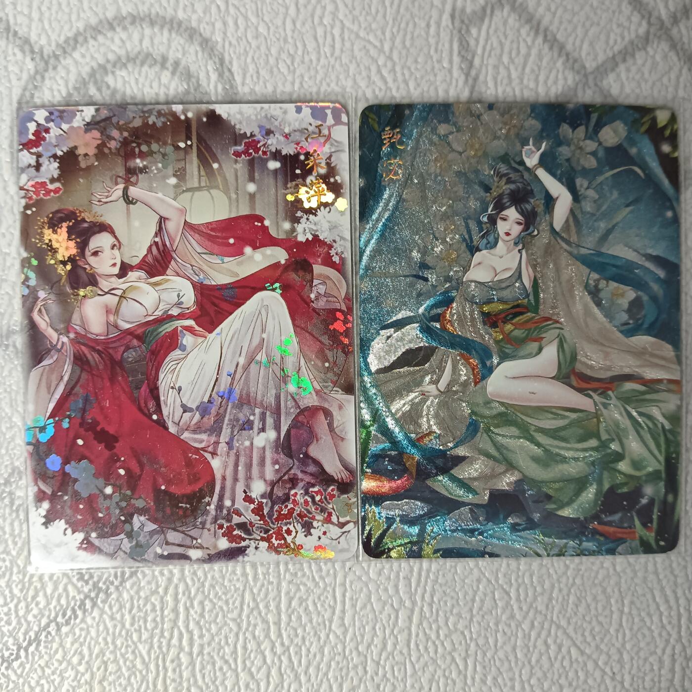 花开卡拍第33期（8月3号周日截拍，品控勿拍!!!拍品不寄存，运费5元，自制卡难免瑕疵，可能存在轻微撞角爆边等出厂瑕疵，品控介意勿拍！）
