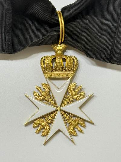 RimeNova韵星2025军品类夏季拍卖会-- RimeNova 2025 Summer Militaria Sale - 德意志帝国普鲁士王国圣约翰勋章—18K金质珐琅