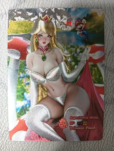 花开卡拍第33期（8月3号周日截拍，品控勿拍!!!拍品不寄存，运费5元，自制卡难免瑕疵，可能存在轻微撞角爆边等出厂瑕疵，品控介意勿拍！） - 奇点盲包同人 碧姬公主 清凉版 粗闪，有一点点小坑品控勿拍