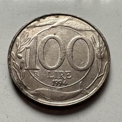 🌹外币初藏🌹🐯2025年第83场  每周二四六晚8️⃣点 接代拍 - 意大利1994年100里拉