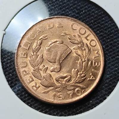 KK钱币收藏小铺 第316期 2月预留时间 周末发货 - 1970哥伦比亚5分 好品铜币