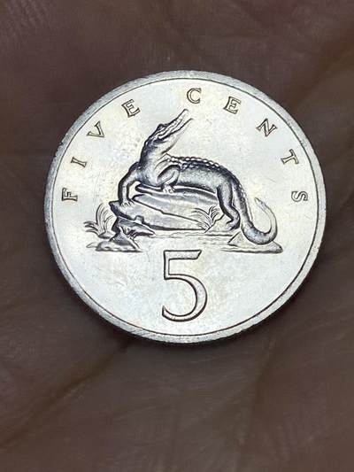 2025年第七十五场(总第一百零一场）外国好品散币(免佣金) - 牙买加🇯🇲1993年5分(独立后第一套，宽国名版)