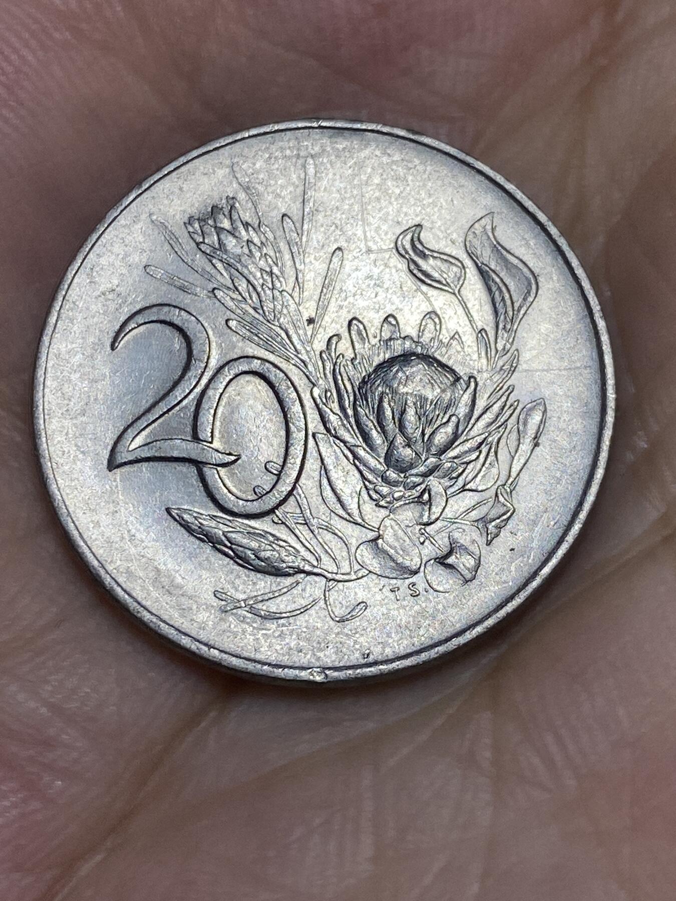 2025年第七十五场(总第一百零一场）外国好品散币(免佣金) 南非🇿🇦1965年20分(独立后第二套流通硬币，英语版首发年)