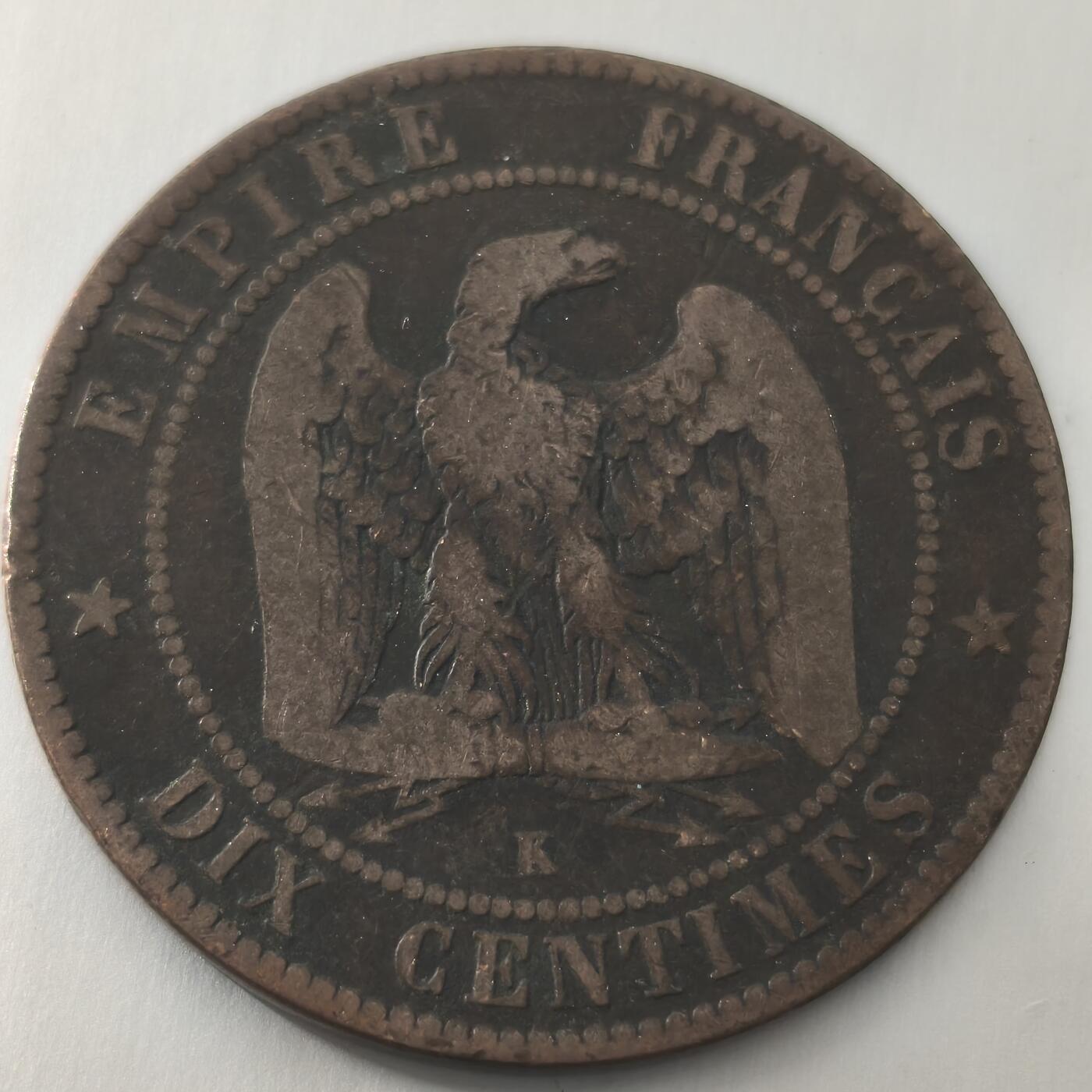 Krab外币市集Vol.23 法国1854年10分K厂
