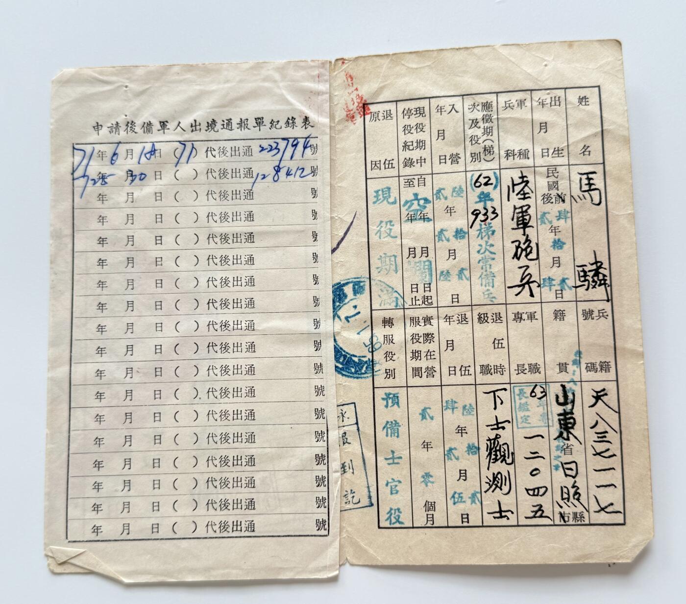 RimeNova韵星2025军品类夏季拍卖会-- RimeNova 2025 Summer Militaria Sale 马𬴊士官退役证