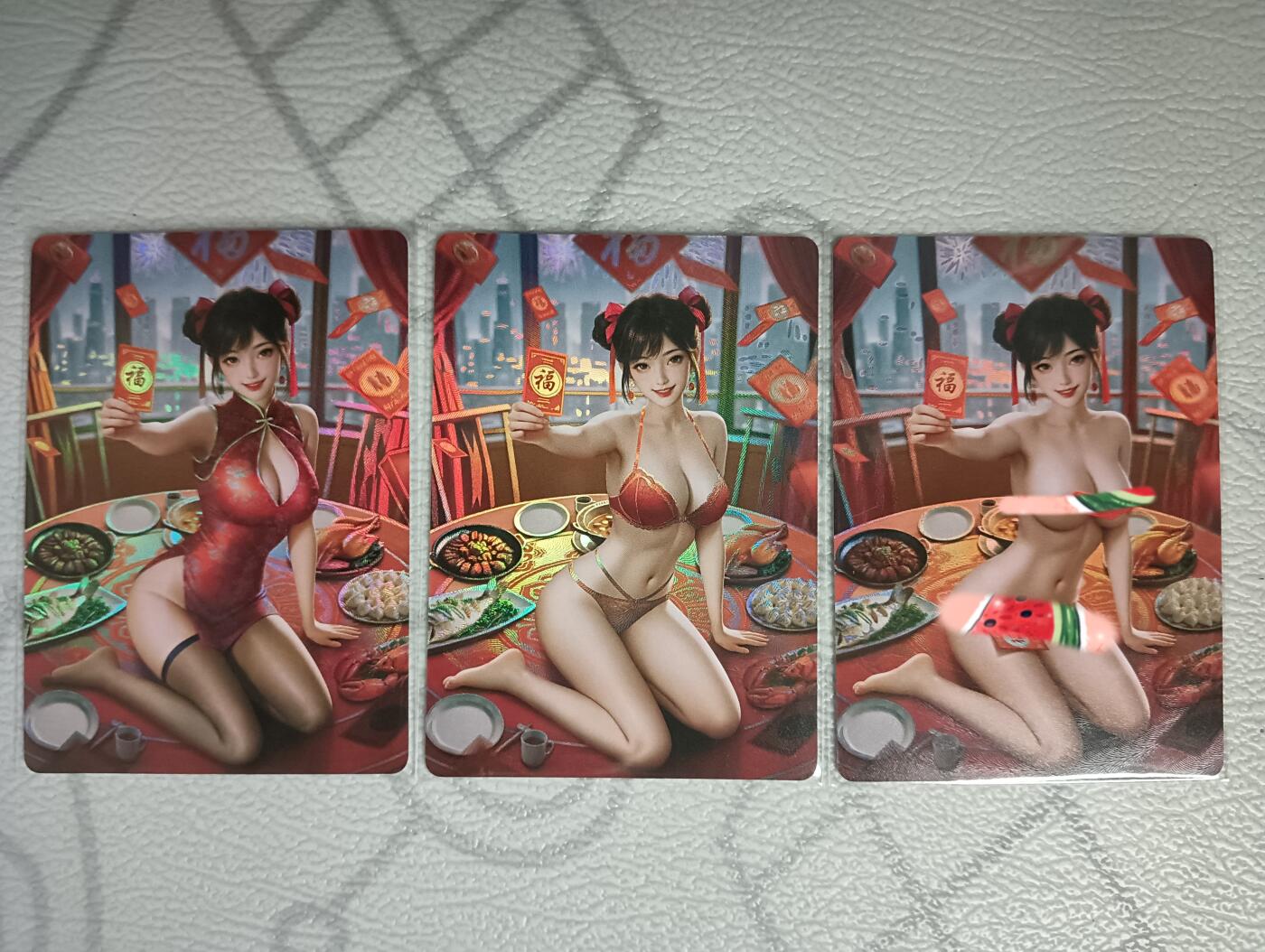 花开卡拍第33期（8月3号周日截拍，品控勿拍!!!拍品不寄存，运费5元，自制卡难免瑕疵，可能存在轻微撞角爆边等出厂瑕疵，品控介意勿拍！）