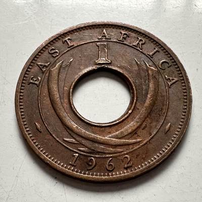 🌹外币初藏🌹🐯2025年第83场  每周二四六晚8️⃣点 接代拍 - 英属东非1962年一分