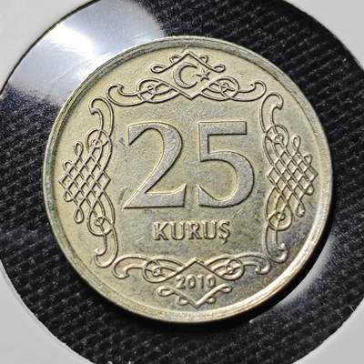 KK钱币收藏小铺 第316期 2月预留时间 周末发货 - 2010土耳其25库鲁 