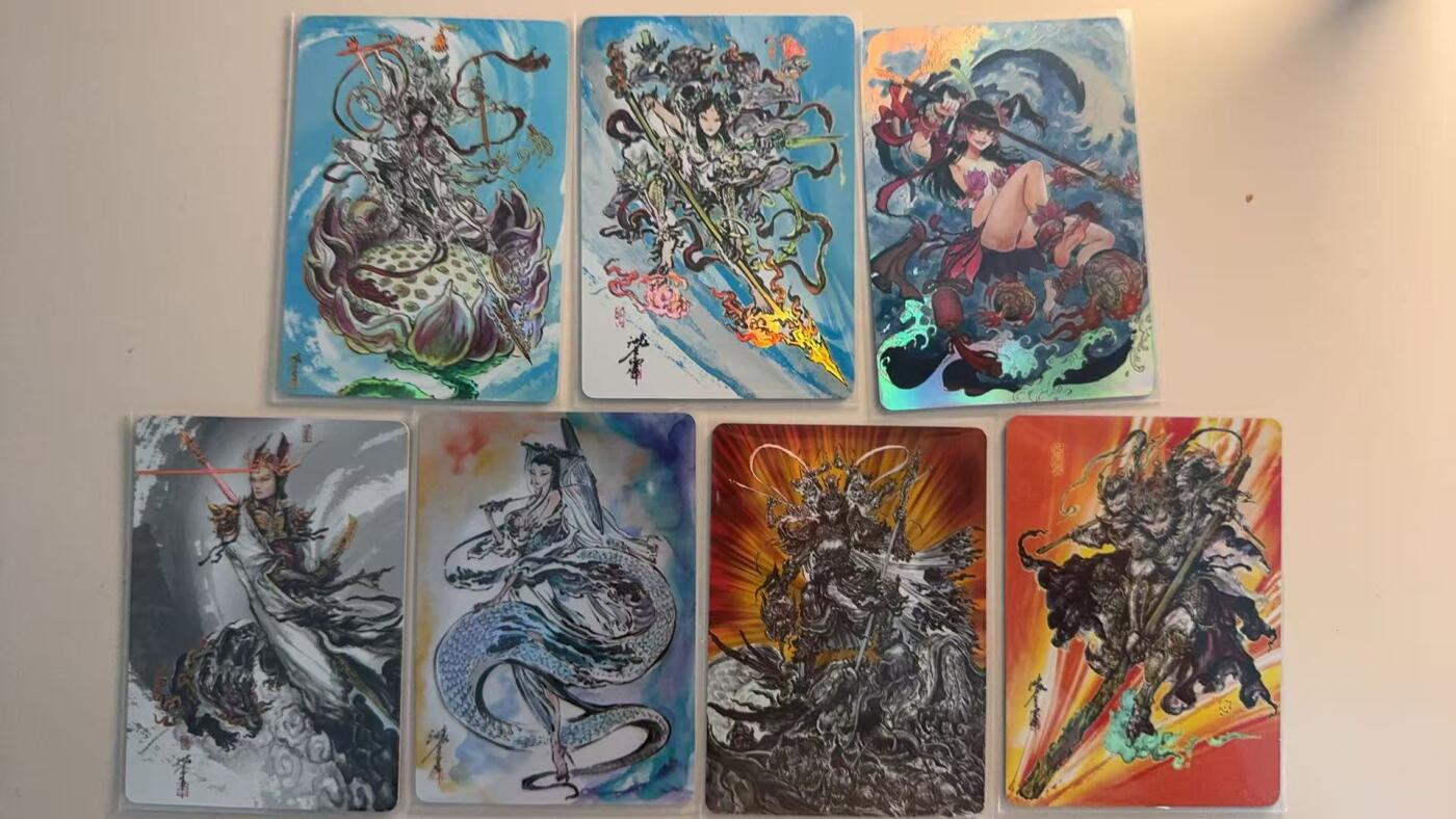 寸草不生拍卖 第四期  （8月3日结拍 无佣金 ） 启读文化  沈鑫第二弹 彩闪7张 不重复