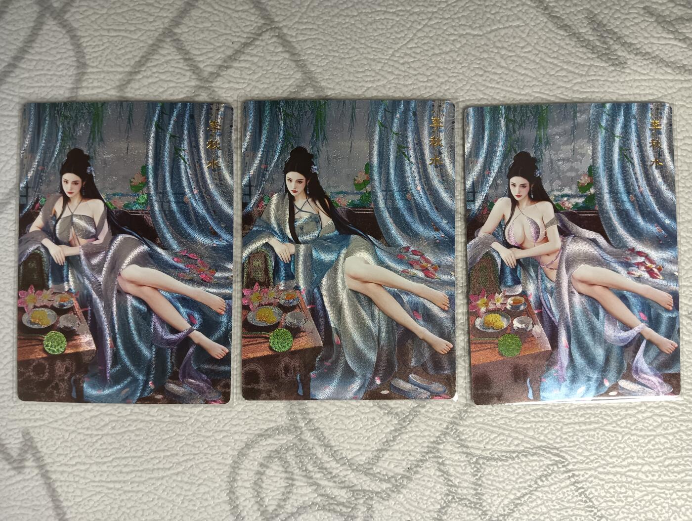 花开卡拍第33期（8月3号周日截拍，品控勿拍!!!拍品不寄存，运费5元，自制卡难免瑕疵，可能存在轻微撞角爆边等出厂瑕疵，品控介意勿拍！）