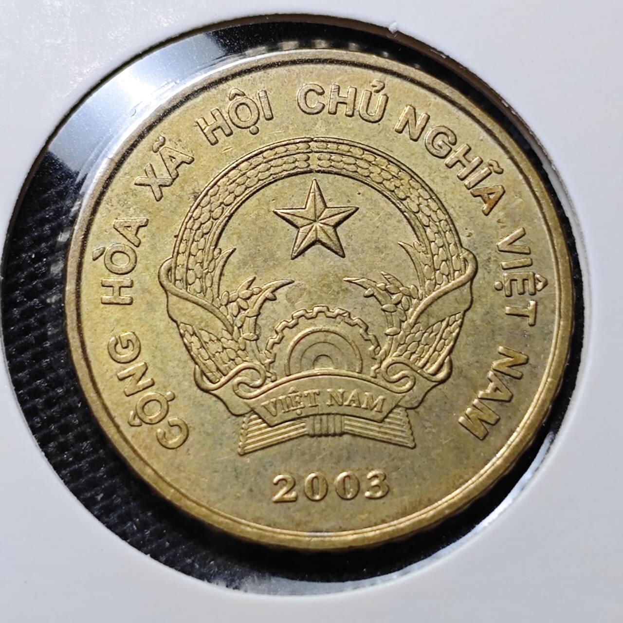 KK钱币收藏小铺 第316期 2月预留时间 周末发货 2003越南5000盾 