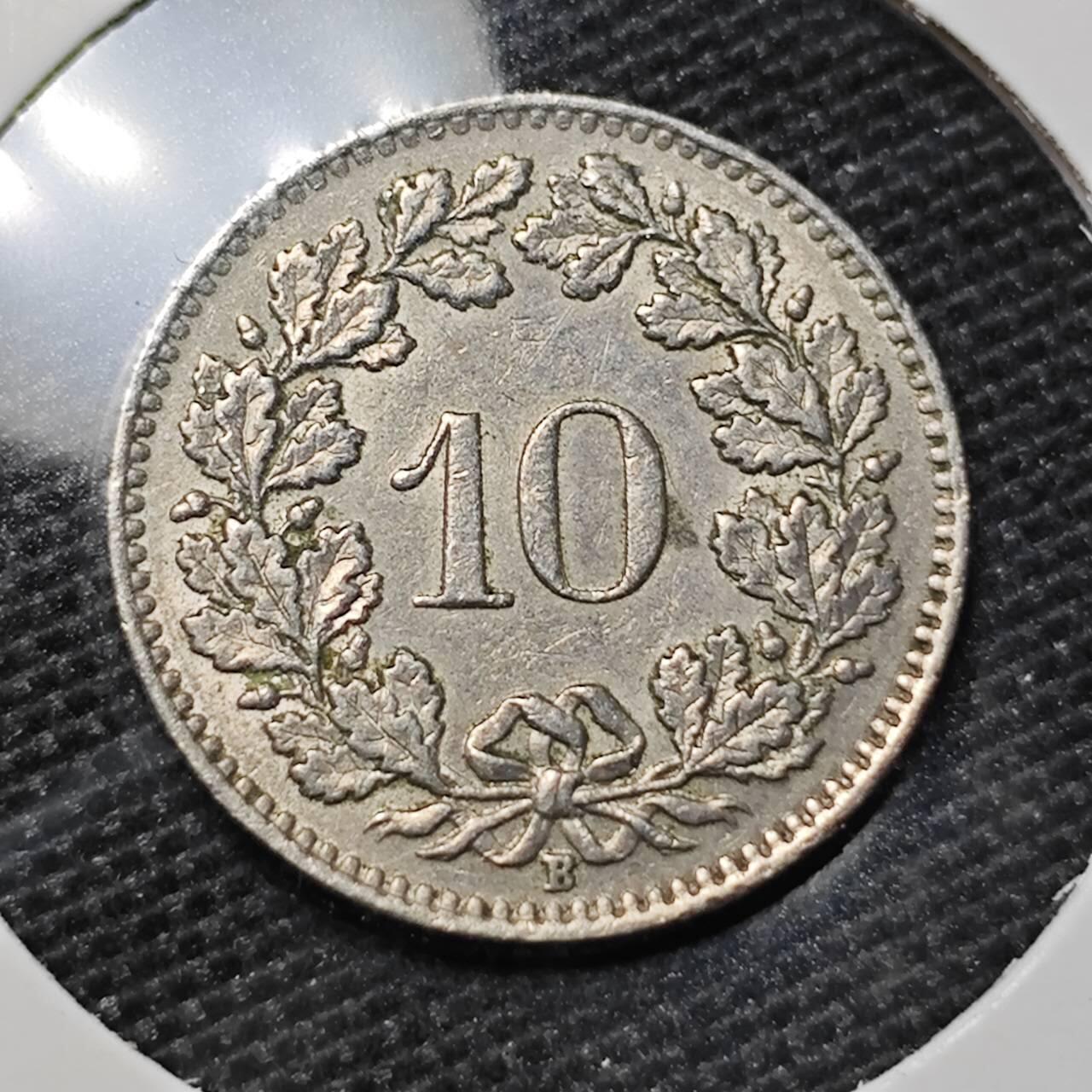 KK钱币收藏小铺 第316期 2月预留时间 周末发货  1961瑞士10分