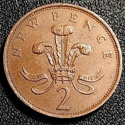 泉币菌-第68场-精品欢乐场-第1场 / 福利放送，感谢大家一直以来的支持。68-72场中，凡拍中15单及以上者，非偏远地区购买者，其所购所有商品满30包邮。       （特别说明：偏远地区包邮条件除满足购满15单及以上外，内蒙古、青海、西藏、宁夏需要满48包邮，新疆、西藏需要满68包邮。） 极美 1979年 英国2便士铜币 威尔士皇冠 25.9mm