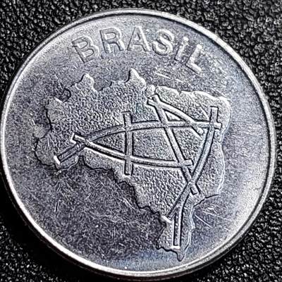 泉币菌-第69场-精品欢乐场-第2场 / 福利放送，感谢大家一直以来的支持。68-72场中，凡拍中15单及以上者，非偏远地区购买者，其所购所有商品满30包邮。       （特别说明：偏远地区包邮条件除满足购满15单及以上外，内蒙古、青海、西藏、宁夏需要满48包邮，新疆、西藏需要满68包邮。） 1983年 巴西10克鲁塞罗  巴西地图版