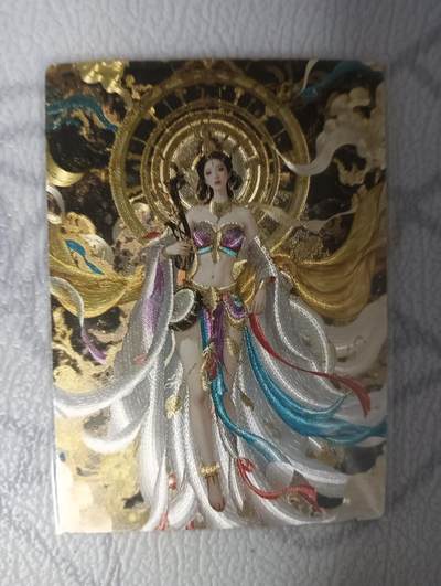 花开卡拍第33期（8月3号周日截拍，品控勿拍!!!拍品不寄存，运费5元，自制卡难免瑕疵，可能存在轻微撞角爆边等出厂瑕疵，品控介意勿拍！） - 奇点卡牌 敦煌单卡 粗闪