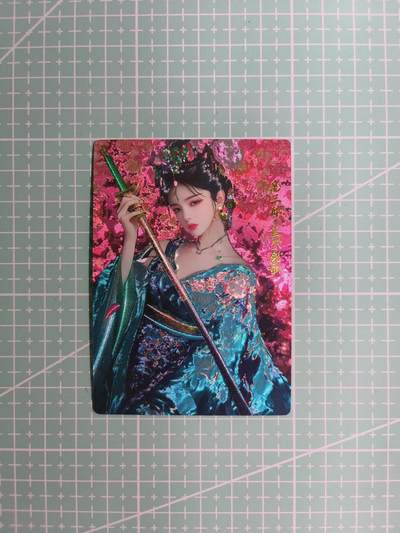 C先生卡牌 第8期 豪杰传亲签 西游姬亲签 卡德曼亲签 人间传亲签（品控显微镜勿拍！默认微瑕。持续收拍品中。。欢迎送拍） - 【粗闪】奇点卡牌 七月盲包  扈三娘