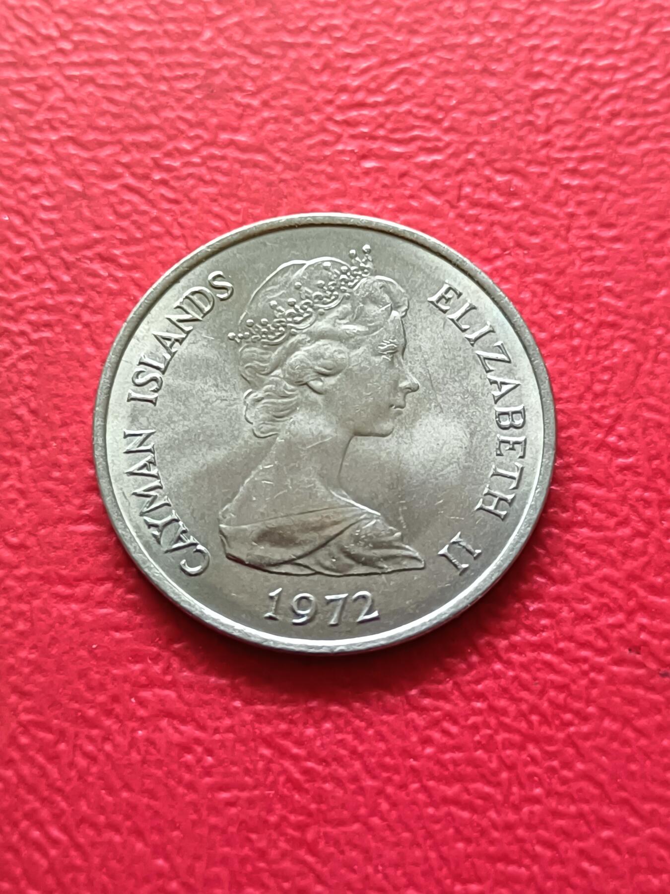【云涧收藏】第五十场 开曼群岛1972年5分，UNC