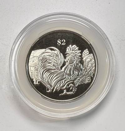S&S Numismatic世界钱币-拍卖 第112期  - 新加坡2017年 生肖鸡 2新元纪念币 盒证齐全
