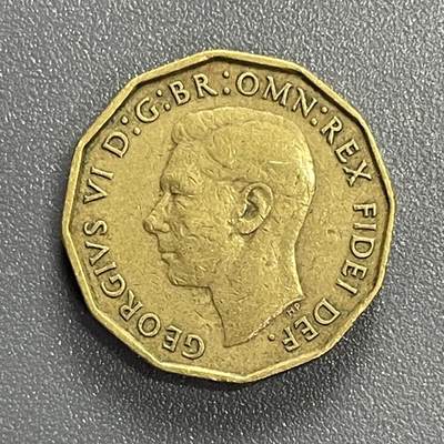 回流0801 - 1952年英国3便士铜币
