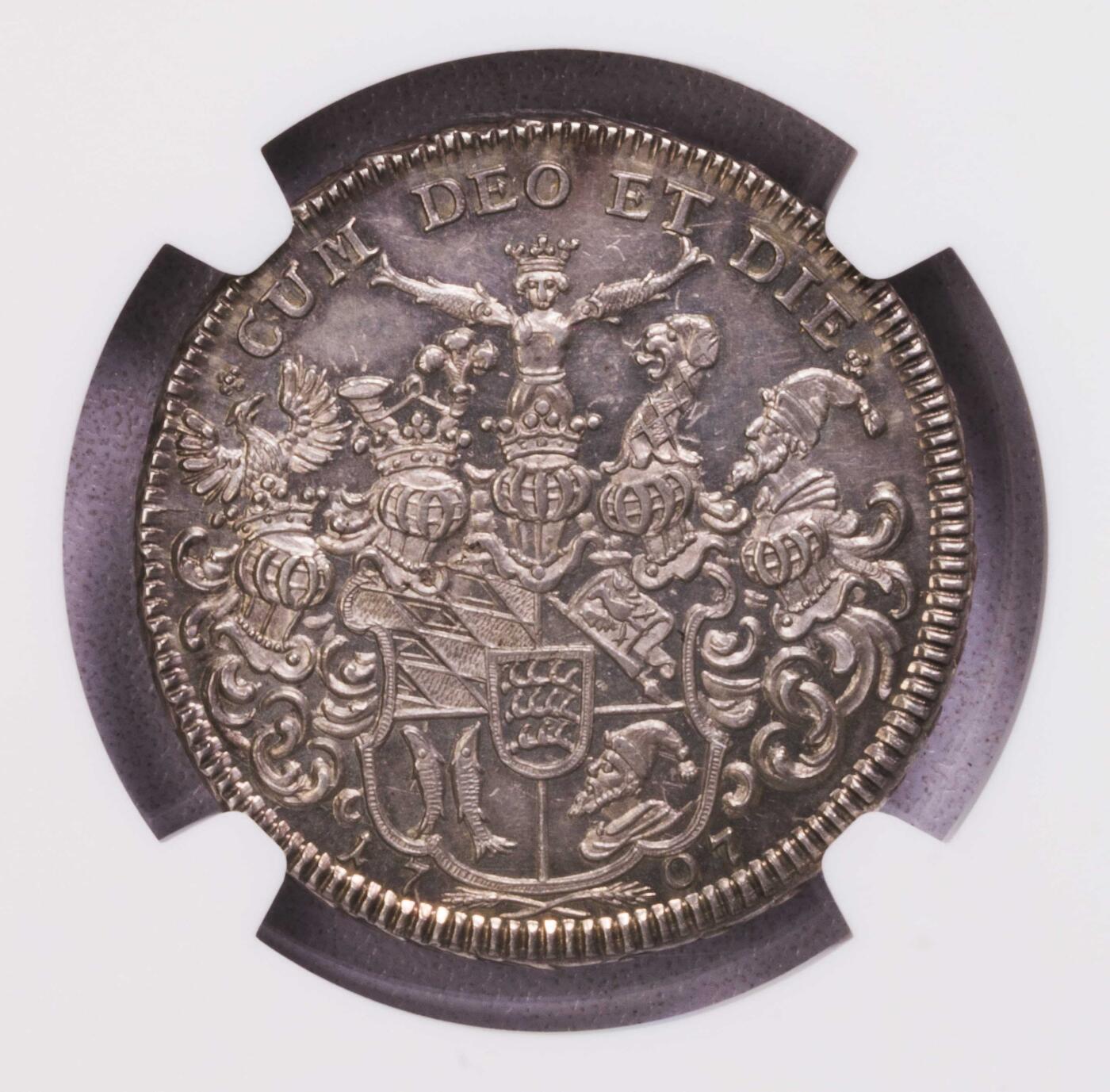 NGC-MS64 1707符腾堡路德维希半泰勒 冠军稀有