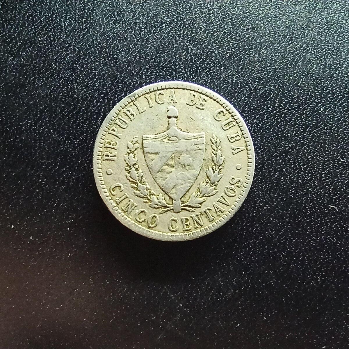 邮泉阁限时拍卖第二十场 各国硬币专场（请付一次邮费） 古巴1920年5分