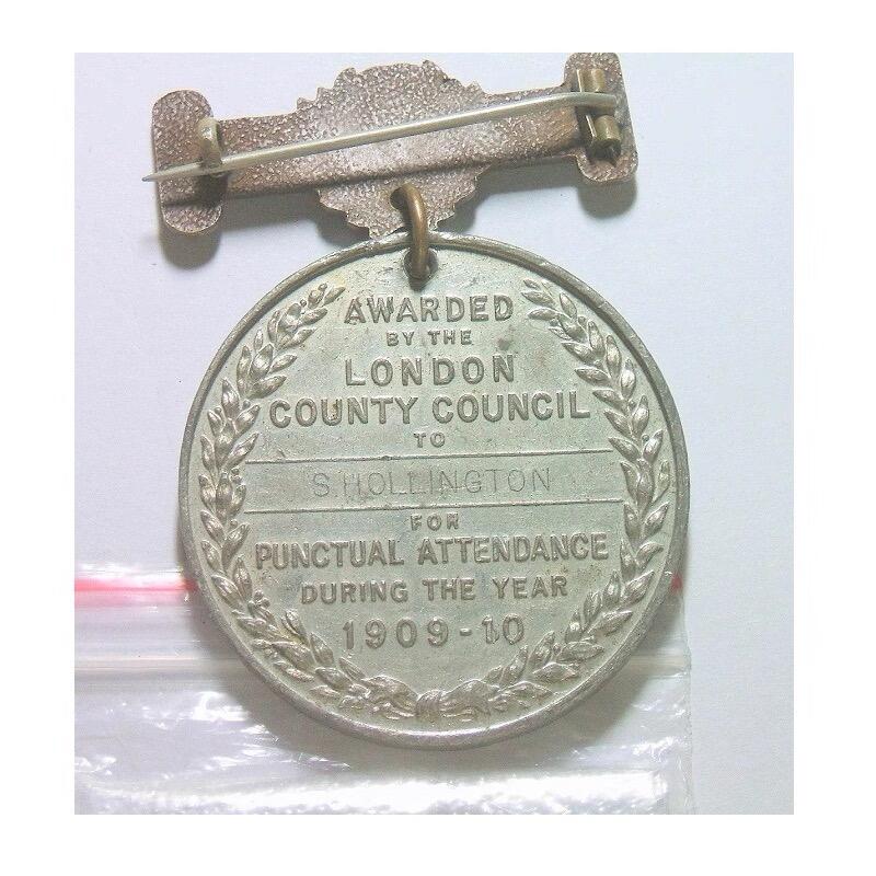 英国1910年 爱德华七世高浮雕精制大合金章 带铭牌 40MM