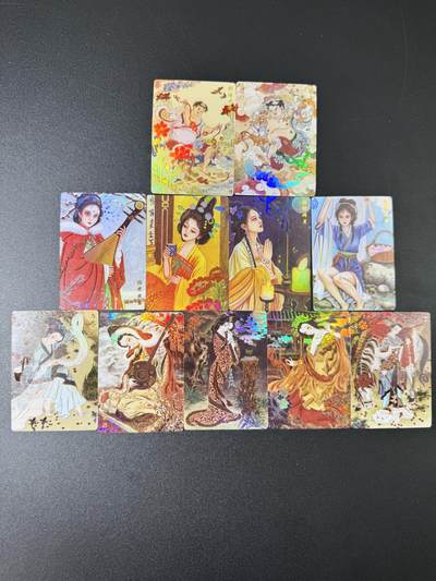 公益拍NO.3期 热点+经典，史上最强！买家0佣金！卖家送拍0抽成！（周六晚8点截拍，量大管饱！）   - 山河潮玩 四大美女 陈岱青、心染、天空 彩闪 共11张