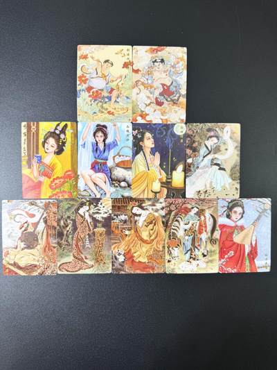 公益拍NO.3期 热点+经典，史上最强！买家0佣金！卖家送拍0抽成！（周六晚8点截拍，量大管饱！）   - 山河潮玩 四大美女 陈岱青、心染、天空 普卡 共11张