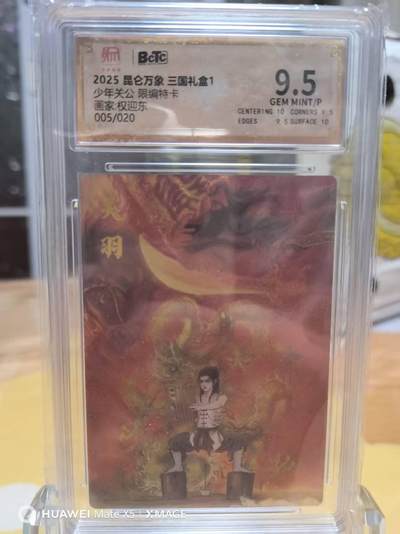 夜之极第二十七期 （8月2日周六晚6点半截拍，欢迎竞拍） - 保粹&昆仑万象 权迎东 05/20 少年关公 粗闪 9.5分