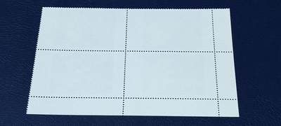 德国邮票专场，都是四方联 德国邮票四方联一张，1992年发行，20世纪德国现代绘画  村庄彩虹。品相如图